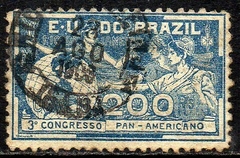 Brasil C 0006 Congresso Panamericano 1906 U (j)