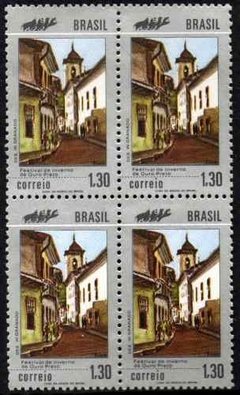 Brasil C 0724 Turismo Festival Ouro Preto Quadra 1972 NNN