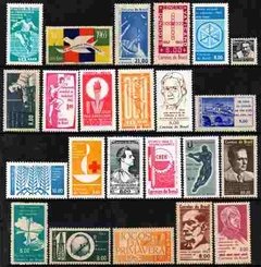 Brasil C 0483 / 0505 Selos Comemorativos Completo 1963 Nnn