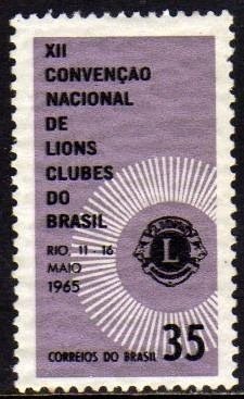 Brasil 527 Y Marmorizado Lions Club Nnn