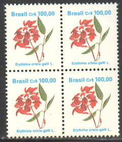 Brasil 682b Flora Brasileira Quadra NNN