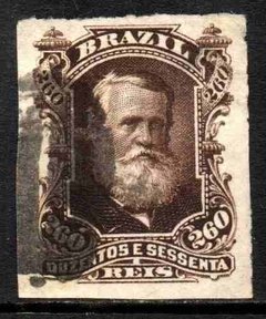 Brasil Império 43 D. Pedro Perce Barba Branca U