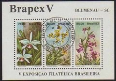 Brasil Bloco 051 Brapex Flores Com Cpd U