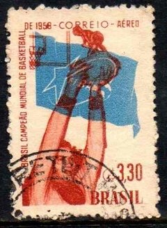 03324 Brasil Aéreo 087 Basquete Variedade 1958 U