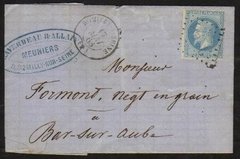 18786 Frana Carta Circulada Em Mai/1868 NapoleÆo