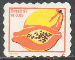 Brasil 751 Frutas sem papel base NNN