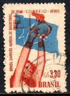 02881 Brasil Areo 087 Basquete Variedade 1958 U