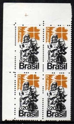 Brasil C 0764 Natal Jesus E Maria Quadra 1972 NNN