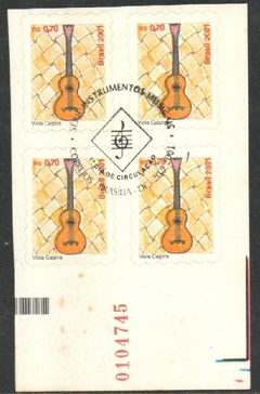 Brasil 811 Instrumentos Musicais Quadra com CBC