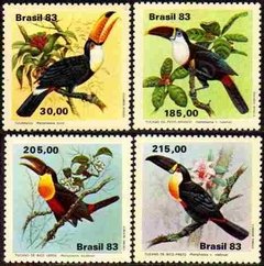 Brasil C 1321/24 P ssaros Tucanos 1983 Nnn