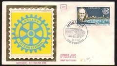 18102 Mônaco Envelope FDC 1980 Rotary Club U