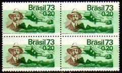 Brasil C 0792 Santos Dumont Aviões Quadra 1973 NNN