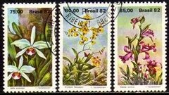 Brasil C 1250/52 Flores Brapex 1982 U