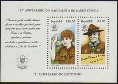 Brasil Bloco 053 Escoteiros Baden Powell Nnn