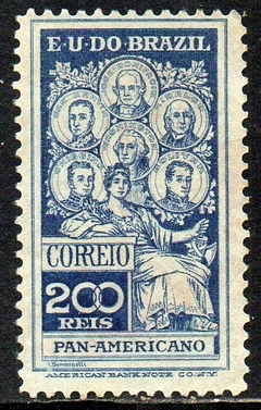 Brasil C 0009 Selo Panamericano 1909 N (b)