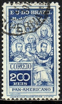 Brasil C 0009 Selo Panamericano 1909 U (a)