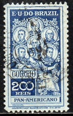 Brasil C 0009 Selo Panamericano 1909 U (b)