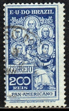 Brasil C 0009 Selo Panamericano 1909 U (c)