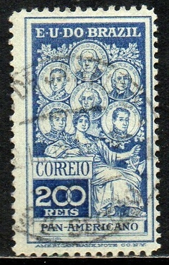 Brasil C 0009 Selo Panamericano 1909 U (d)