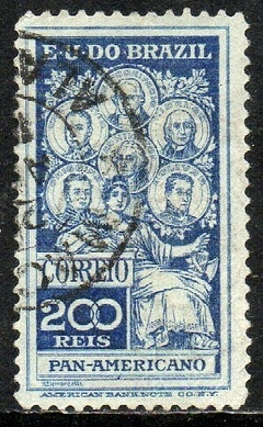 Brasil C 0009 Selo Panamericano 1909 U (f)