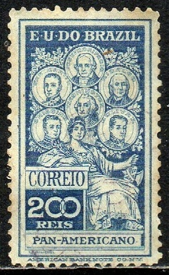 Brasil C 0009 Selo Panamericano 1909 U (g)