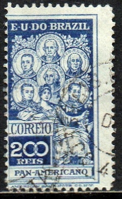 Brasil C 0009 Selo Panamericano 1909 U (j)