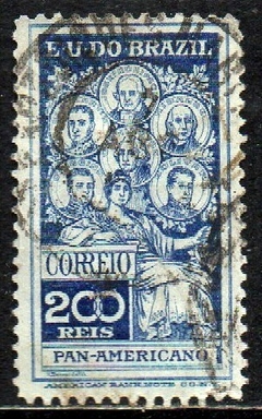 Brasil C 0009 Selo Panamericano 1909 U (k)