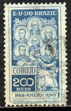 Brasil C 0009 Selo Panamericano 1909 U (n)