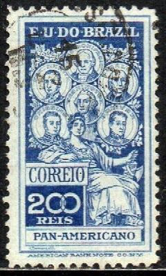 Brasil C 0009 Selo Panamericano 1909 U (p)