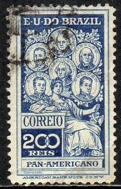 Brasil C 0009 Selo Panamericano 1909 U (s)