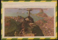18919 Brasil Envelope Com Propaganda Cristo Redentor 1955 - comprar online