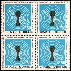 Brasil C 0678 Campeonato Mundial de Futebol Quadra 1970 N