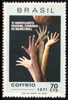 Brasil C 0698 Campeonato Mundial de Basquete 1971 N