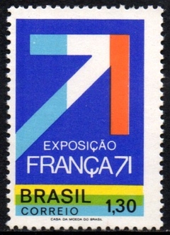 Brasil C 0707 Exposição França 1971 N