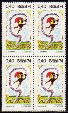 Brasil C 0829 Lendas Populares Quadra 1974 NNN