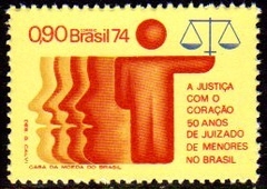 Brasil C 0870 Juizado de Menores 1974 NNN