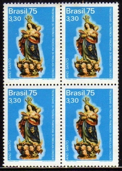 Brasil C 0898 Imaculada Ano Santo Quadra 1975 NNN