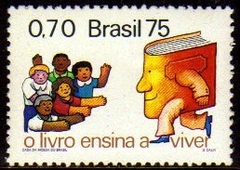 Brasil C 0909 Dia do Livro 1975 NNN
