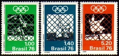 Brasil C 0933/35 Jogos Olímpicos Olimpíadas 1976 NNN