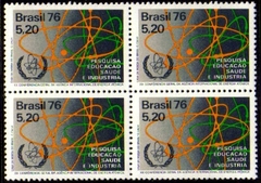 Brasil C 0954 Energia Atômica Quadra 1976 NNN