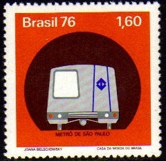 Brasil C 0955 Transportes Metro 1976 NNN