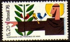Brasil C 0956 São Francisco Pássaros 1976 NNN