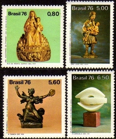 Brasil C 0964/67 Esculturas Artes 1976 NNN