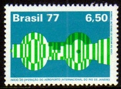 Brasil C 0975 Aeroporto Internacional RJ 1977 NNN