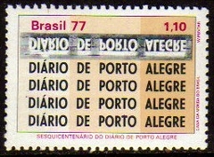 Brasil C 0988 Jornal Diário de Porto Alegre 1977 NNN