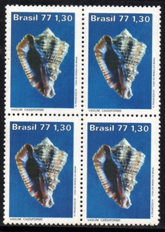 Brasil C 0992 Moluscos Conchas Quadra 1977 NNN