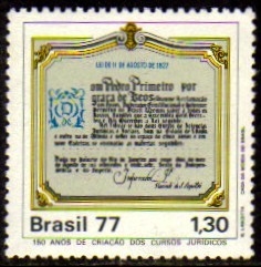 Brasil C 0998 Cursos Jurídicos 1977 NNN