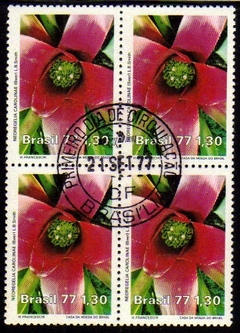 Brasil C 1006 Proteção à Flora Quadra com CPD 1977 NNN