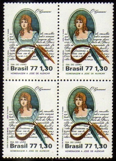 Brasil C 1011 Ceci José de Alencar Quadra 1977 NNN
