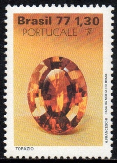 Brasil C 1016 Pedras Preciosas Exposição 1977 NNN